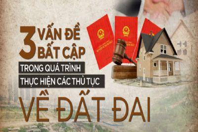 3 vấn đề bất cập trong quá trình thực hiện các thủ tục đất đai