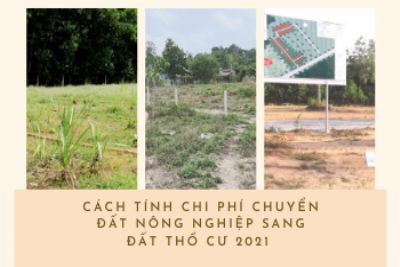 Cách tính chi phí chuyển đất nông nghiệp sang đất thổ cư 2021