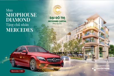 Meyhomes Capital Phú Quốc tặng khách hàng xe Mercedes C180