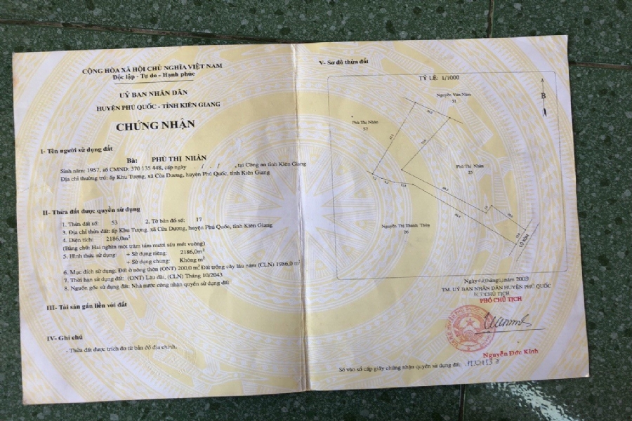 Bán 8000m2 đất Khu Tượng, Cửa Dương, Phú Quốc 1