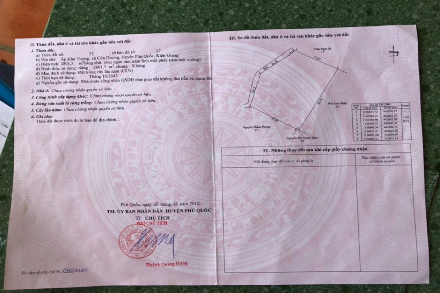 Bán 8000m2 đất Khu Tượng, Cửa Dương, Phú Quốc 1