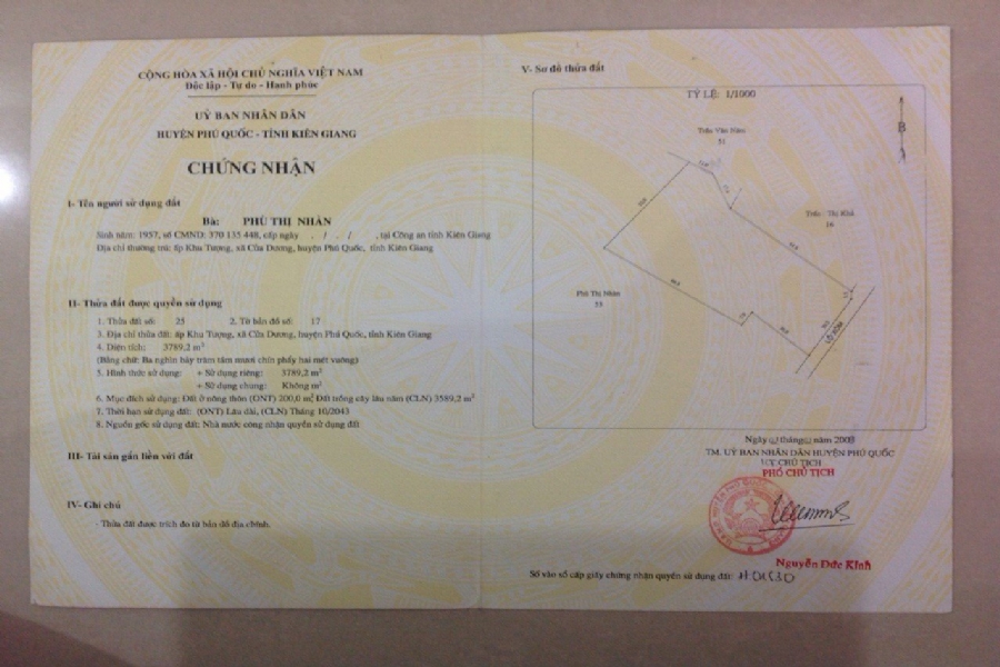 Bán 8000m2 đất Khu Tượng, Cửa Dương, Phú Quốc 1