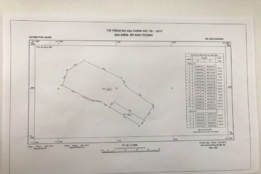 Bán 8000m2 đất Khu Tượng, Cửa Dương, Phú Quốc 1