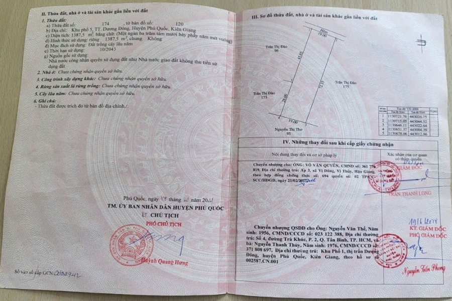 Bán Đất Mặt Phố Đoàn Thị Điểm, Phú Quốc:1400m², 12 Tỷ/1000m², Quy Hoạch Đất Ở, Có Thể Tách Sổ, Ngay Trung Tâm KP5 1