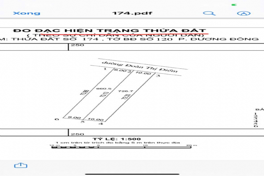 Bán Đất Mặt Phố Đoàn Thị Điểm, Phú Quốc:1400m², 12 Tỷ/1000m², Quy Hoạch Đất Ở, Có Thể Tách Sổ, Ngay Trung Tâm KP5 2