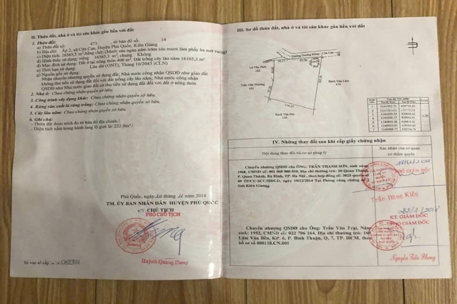 Bán 500m² Đất Mặt Tiền Cửa Cạn, Phú Quốc - Giá 999Triệu, Mặt Tiền 10m, Có Giấy Hiến Đường 2