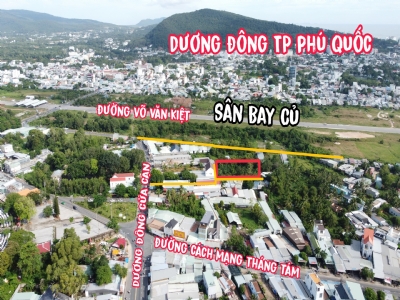 Sang ngay 1000 M2, khu phố 10, đối diện sân bay cũ, mặt đường CMT8 đi vào 400 M