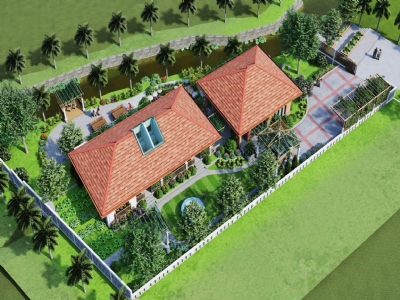 Bán Biệt Thự Khu Tượng, Cửa Dương: Xây Thô, Hoàn Thiện Cảnh Quan, 8 Tỷ, Sổ 800m², Thực Tế 1300m²