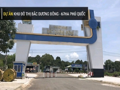 Bán nền liền kề 123m2 Khu đô thị 67ha Bắc Dương Đông, Phú Quốc.