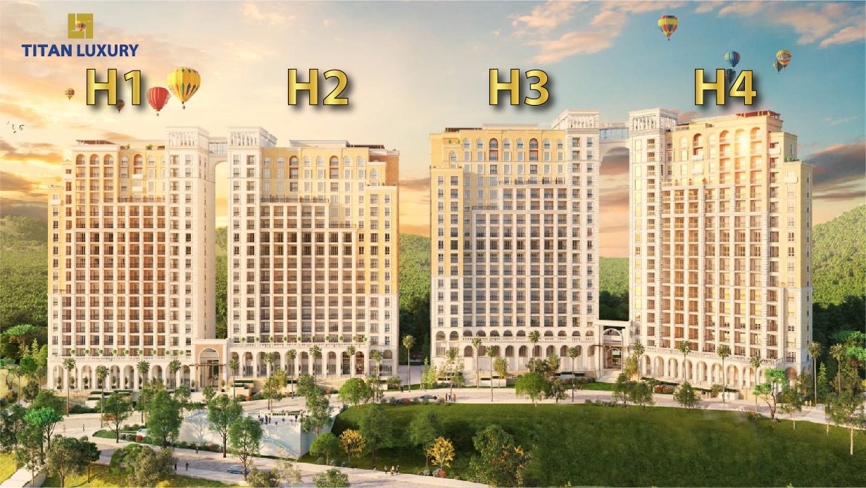 MẶT BẰNG THÁP H1-H2-H3-H4 Hillside Residence Phú Quốc