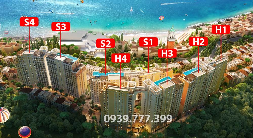 MẶT BẰNG CHUNG DỰ ÁN SUN GRAND CITY HILLSIDE RESIDENCE PHÚ QUỐC