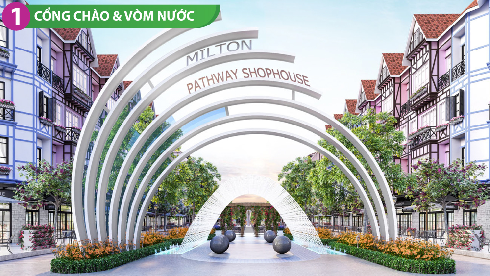 Tiện ích Dự Án Nhà Phố Thường Milton Pathway Shophouse Phú Quốc