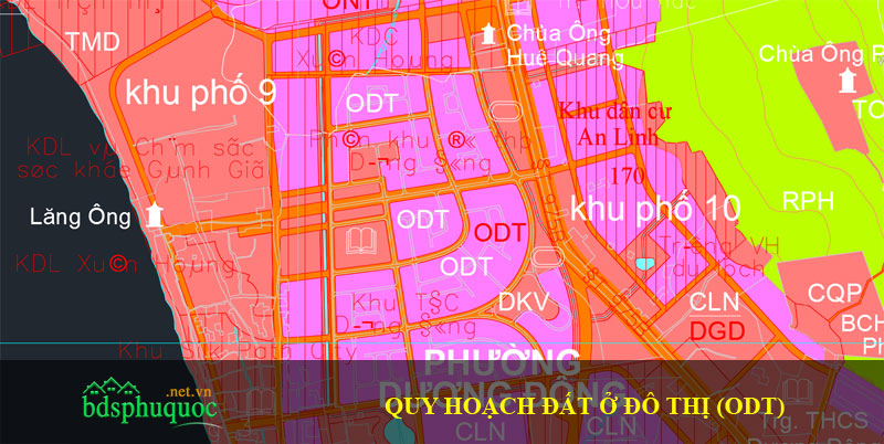 Quy hoạch đất ở đô thị (viết tắt là ODT)