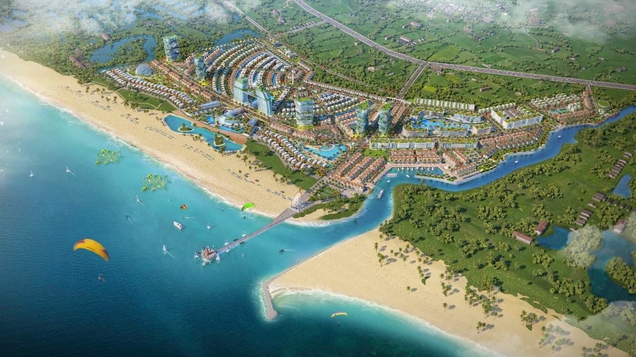 Venezia Beach còn nổi bật trên thị trường khi sở hữu pháp lý đầy đủ rõ ràng. Dự án sở hữu 1km đường bờ biển và 1,1km đường sông, với diện tích mặt nước lớn nhất trên cung đường Hồ Tràm - Bình Châu hiện nay.