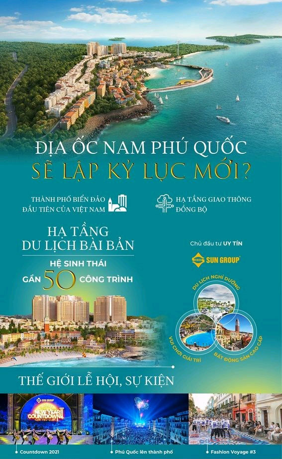 Tương lai “vàng” của địa ốc Nam Phú Quốc